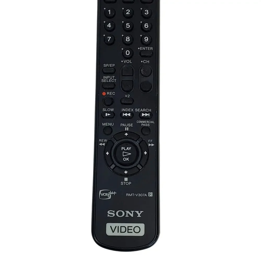 Genuine Sony Remote Control RMT-V307A Video VCR Plus+ Tested Working